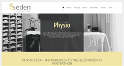 Desktop Screenshot of physioeden.ch